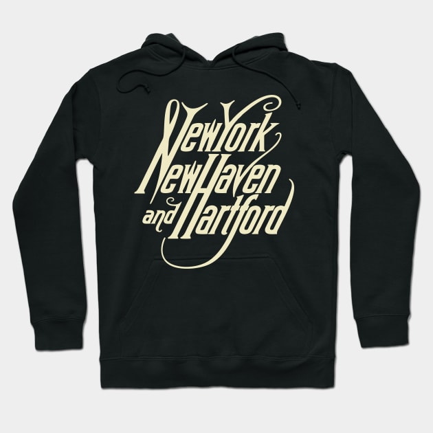 New York New Haven And Hartford Railroad Hoodie by Raniazo Fitriuro